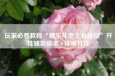 玩家必看教程“微乐斗地主有挂没	”开挂辅助脚本+详细开挂