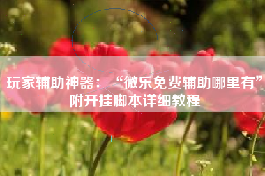 玩家辅助神器：“微乐免费辅助哪里有	”附开挂脚本详细教程