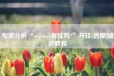 专家分析“wepoker有挂吗?”开挂(透视)辅助教程
